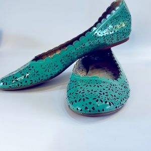 Green Coach Carsin Patent Leather, Women’s 10